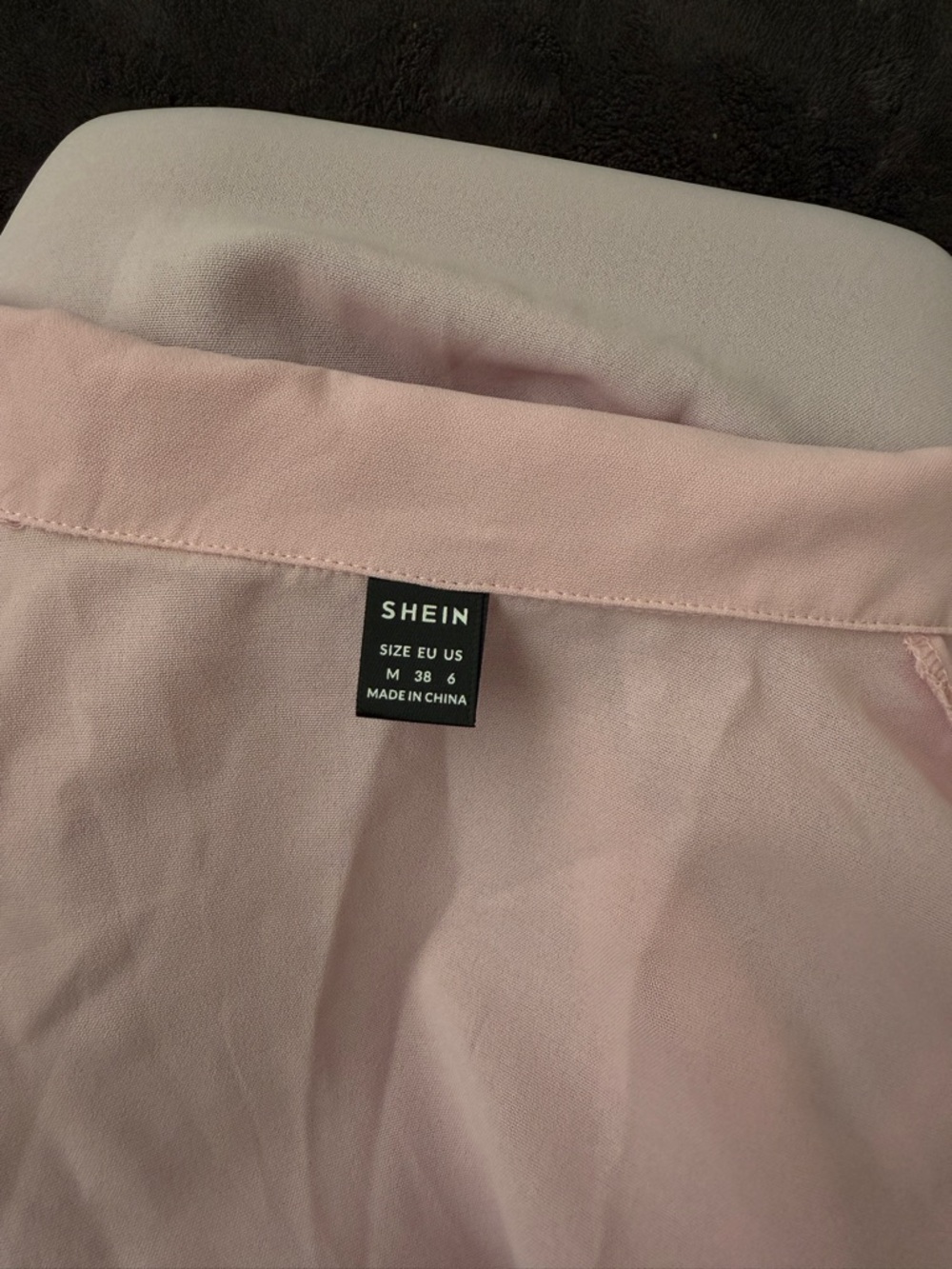 SHEIN Pink Two Piece Set – Button Down Shirt & Shorts | Size M - Picture 6 of 6